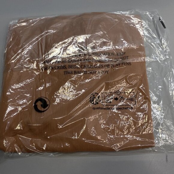 NEW ANTHROPOLOGY Women’s High-Neck Sheer Long-Sleeve Blouse – Rose Pink – Size L - Picture 2 of 13